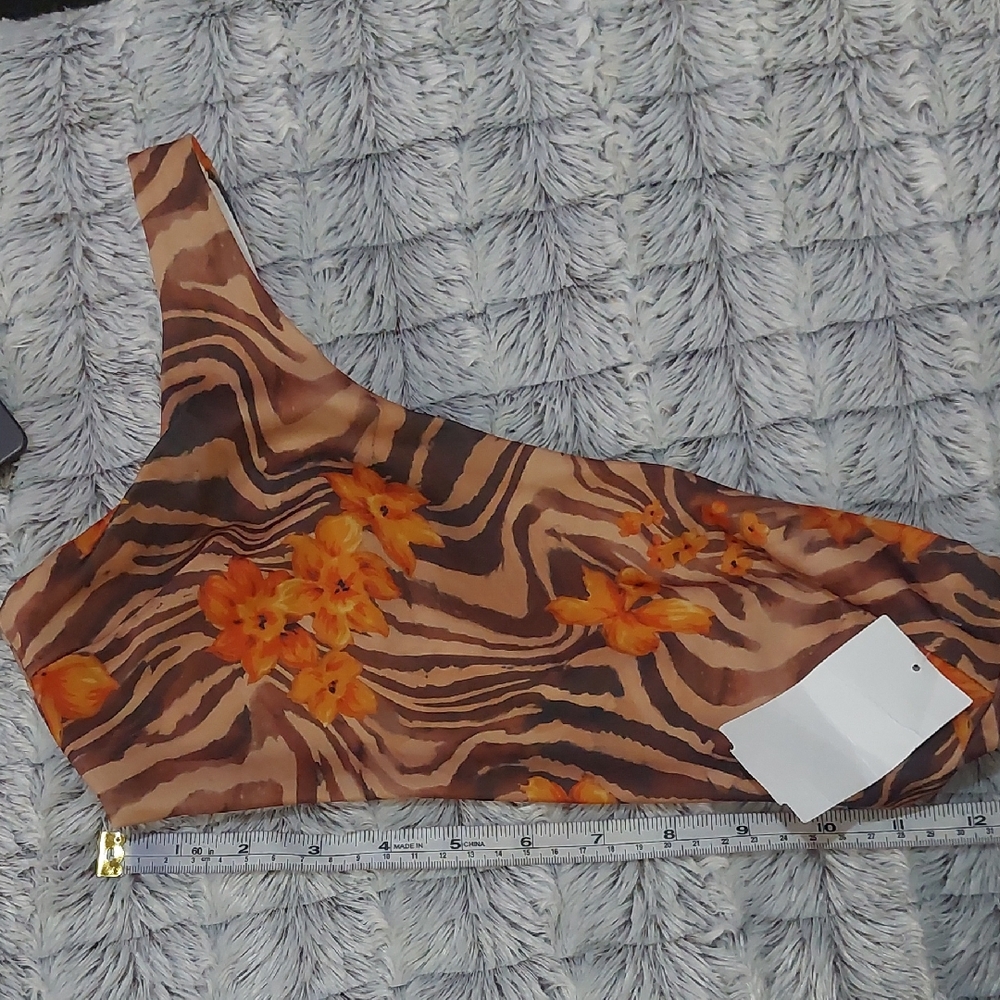 Asos one shoulder bra top size 4